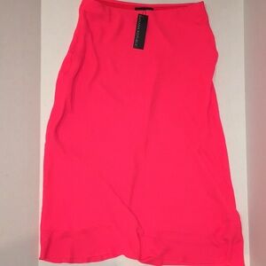 🌺 Banana Republic Red Midi A-Line Skirt | Lightweight Fabric | Size S (NWT)